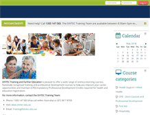 Tablet Screenshot of ded-elearning.mywisenet.com.au